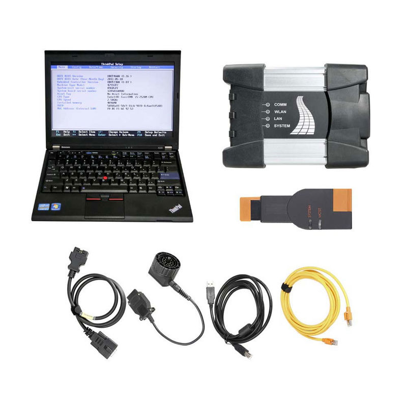 Wytrzymałe narzędzia do automatycznej diagnostyki BMW ICOM NASTĘPNY BMW ICOM A2 A + B + C Plus Lenovo X220 I5 4GB Laptop